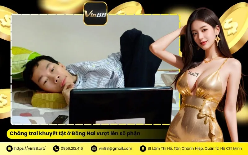 Chàng trai khuyết tật ở Đồng Nai vượt lên số phận