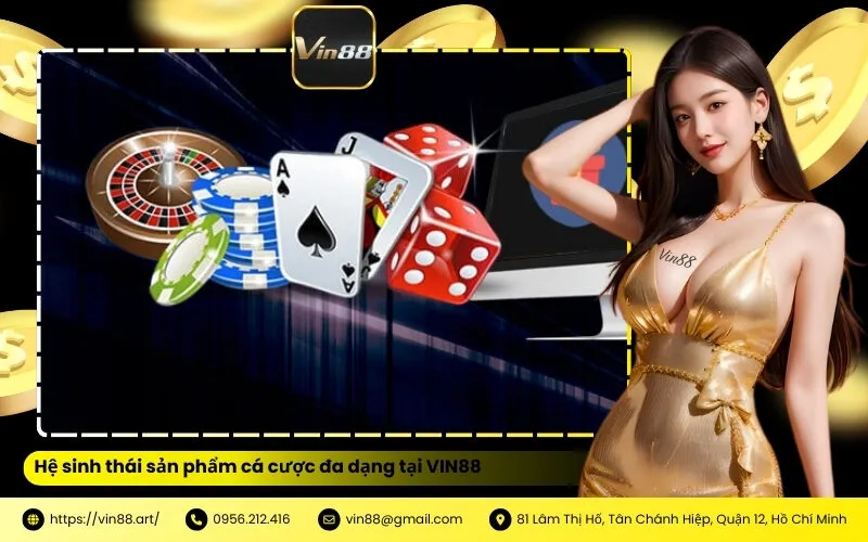 Hệ sinh thái sản phẩm cá cược đa dạng tại VIN88
