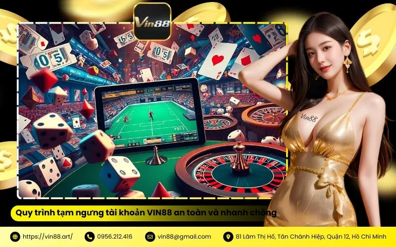 Quy trình tạm ngưng tài khoản VIN88 an toàn và nhanh chóng