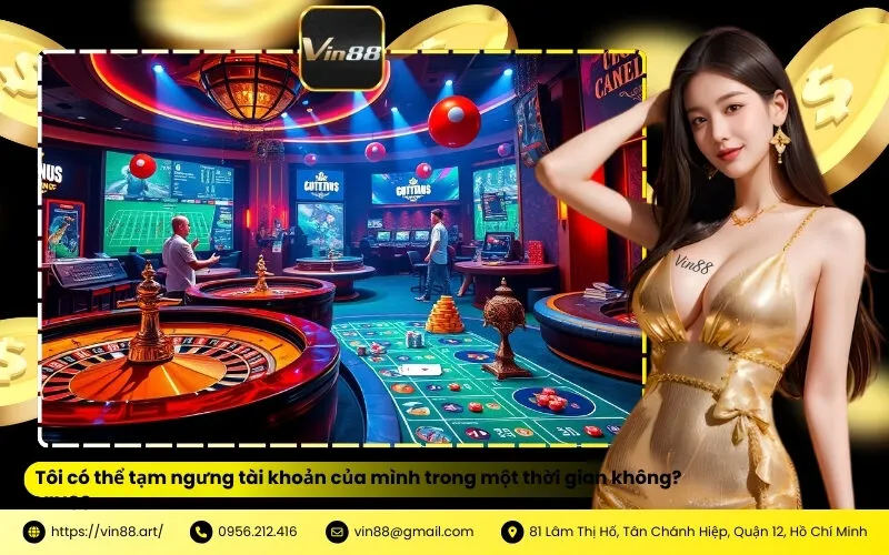 Tôi có thể tạm ngưng tài khoản của mình trong một thời gian không VIN88